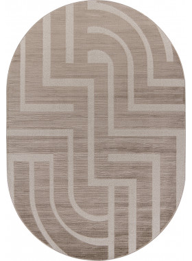 Ковер F439 - BEIGE - Овал - коллекция DIOS
