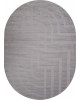 Ковер F439 - GRAY - Овал - коллекция DIOS