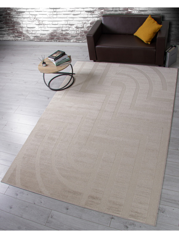 Ковер F439 - LIGHT BEIGE - Прямоугольник - коллекция DIOS