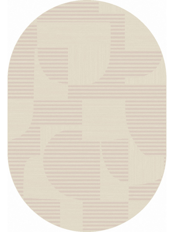 Ковер F440 - LIGHT CREAM - Овал - коллекция DIOS