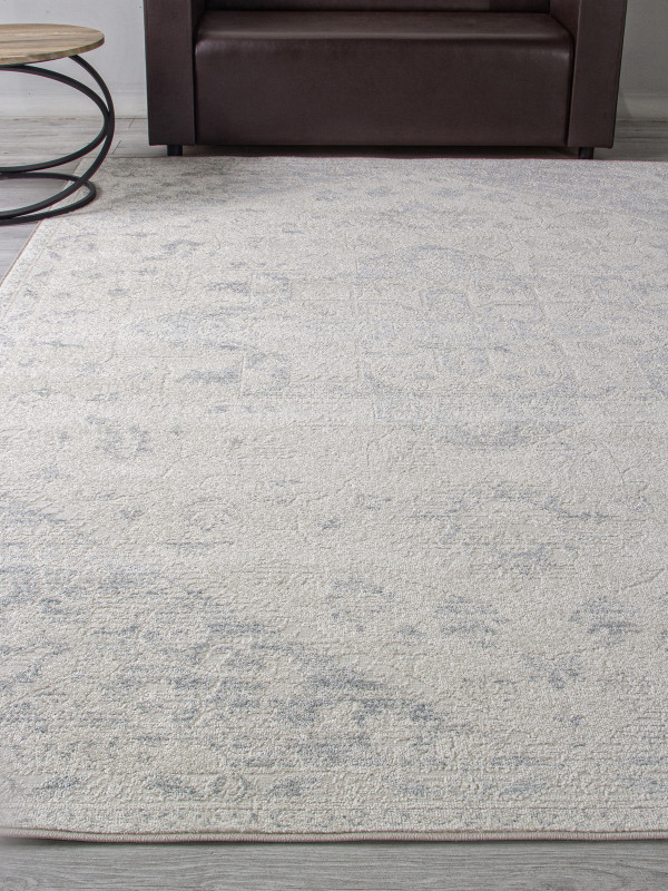 Ковер F530 - CREAM-BLUE - Прямоугольник - коллекция DONA