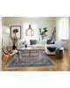 Ковер 00268 - GREY / BLUE - Прямоугольник - коллекция DUBAI