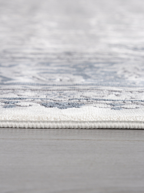 Ковер 00268 - GREY / BLUE - Прямоугольник - коллекция DUBAI