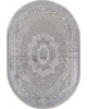 Ковер Q010A - CREAM SHRINK / GREY FDY - Овал - коллекция EFSAN