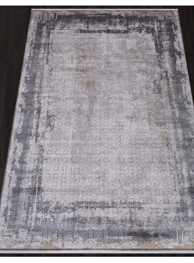 Ковер Y5320F - GREY / D.GREY - Прямоугольник - коллекция ELEXSUS OLIMPOS