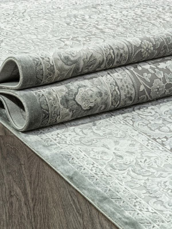 Ковер A028AF - GREY / L.GREY - Прямоугольник - коллекция EMPEROS OLIMPOS