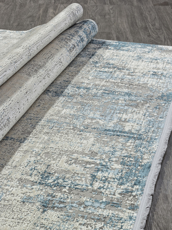 Ковер A100AA - GREY / BLUE - Прямоугольник - коллекция EMPEROS OLIMPOS