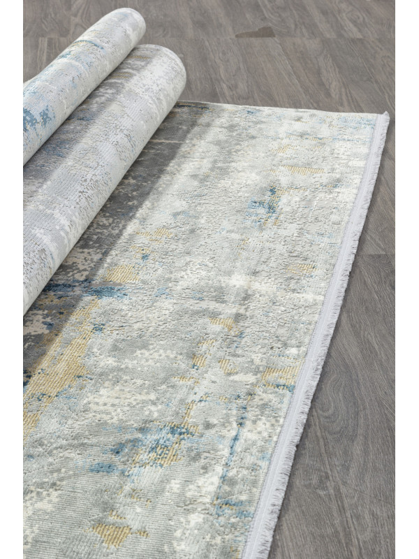 Ковер C105AB - GREY / YELLOW - Прямоугольник - коллекция EMPEROS OLIMPOS