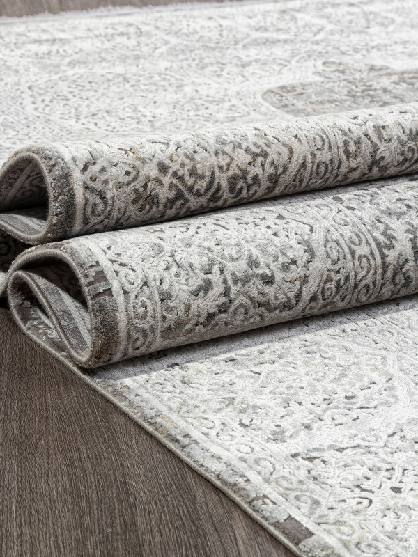 Ковер Y5099F - GREY / GREY - Прямоугольник - коллекция EMPEROS OLIMPOS