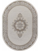 Ковер 27236A - CREAM / BLUE - Овал - коллекция ESSA