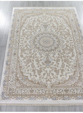 Ковер 27239A - CREAM / BLUE - Прямоугольник - коллекция ESSA