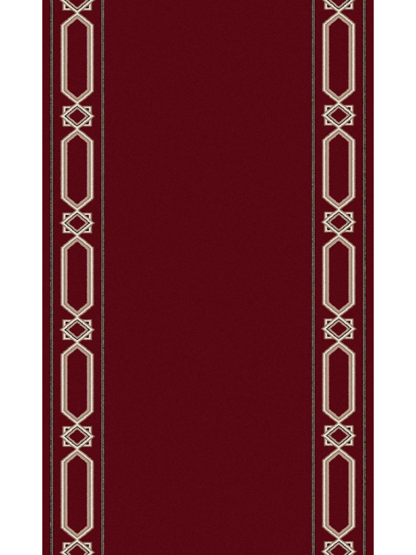 Ковровая дорожка F573 - RED - коллекция ETALON
