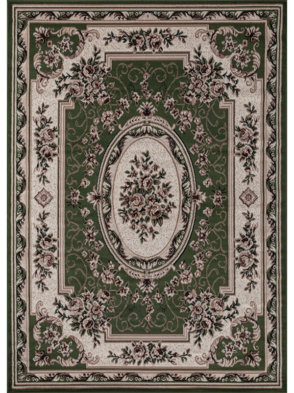 Ковер 5444 - GREEN - Прямоугольник - коллекция GAVANA