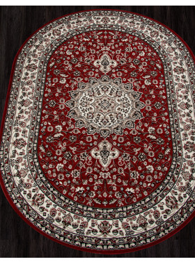Ковер D411 - RED - Овал - коллекция GAVANA