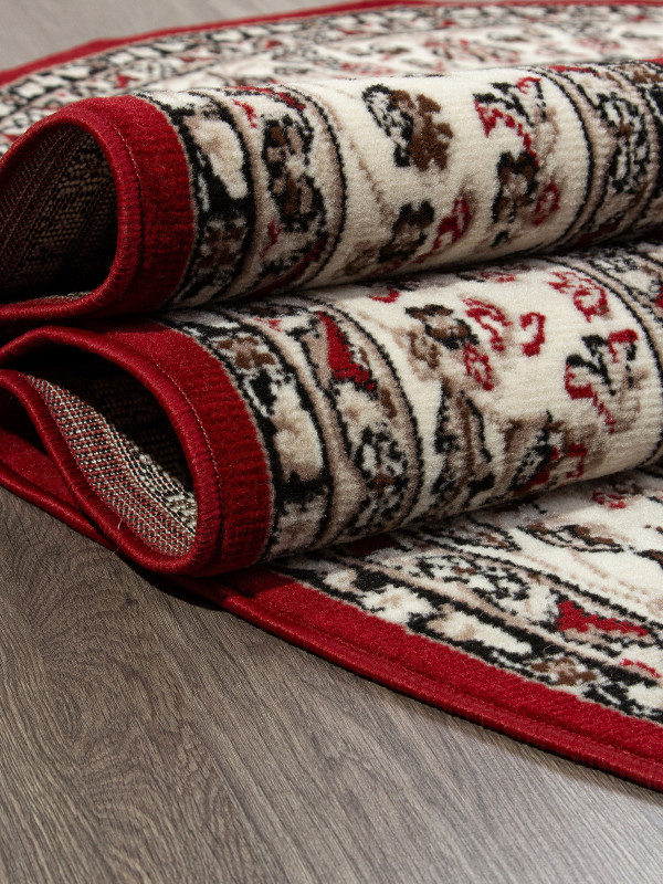 Ковер D411 - RED - Овал - коллекция GAVANA