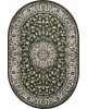 Ковер D412 - GREEN - Овал - коллекция GAVANA