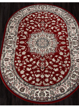 Ковер D412 - RED - Овал - коллекция GAVANA