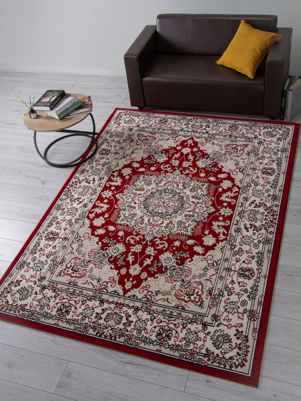 Ковер D412 - RED - Прямоугольник - коллекция GAVANA