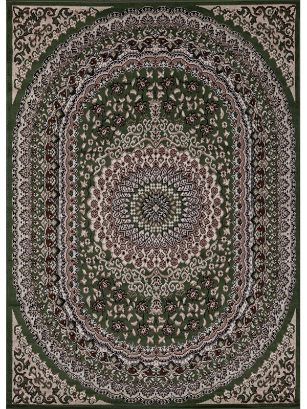 Ковер D504 - GREEN - Прямоугольник - коллекция GAVANA