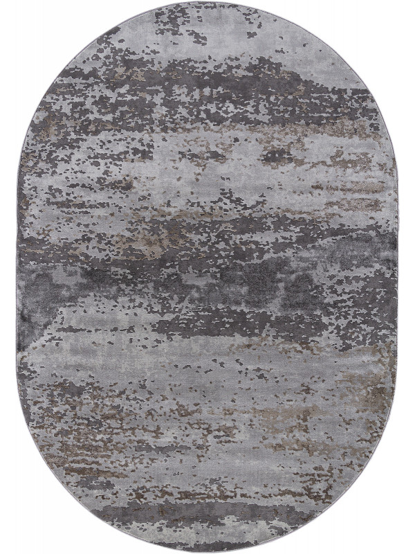 Ковер 2788 - GRAY-BEIGE - Овал - коллекция GRAFF