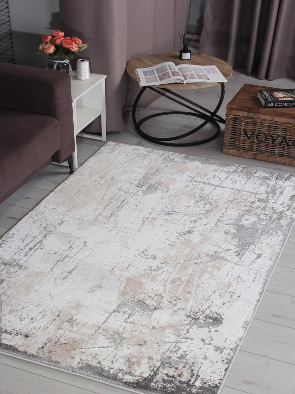 Ковер 3433 - GRAY-BEIGE - Прямоугольник - коллекция GRAFF