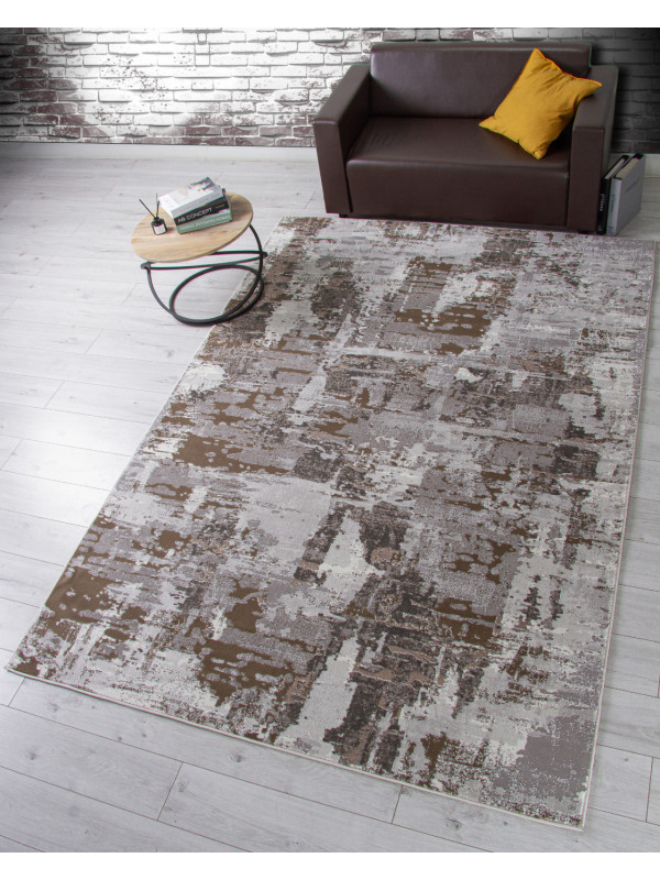 Ковер F238 - GRAY-BEIGE - Прямоугольник - коллекция GRAFF