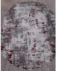 Ковер 23319 - 950 GREY / PURPLE - Овал - коллекция GRAND
