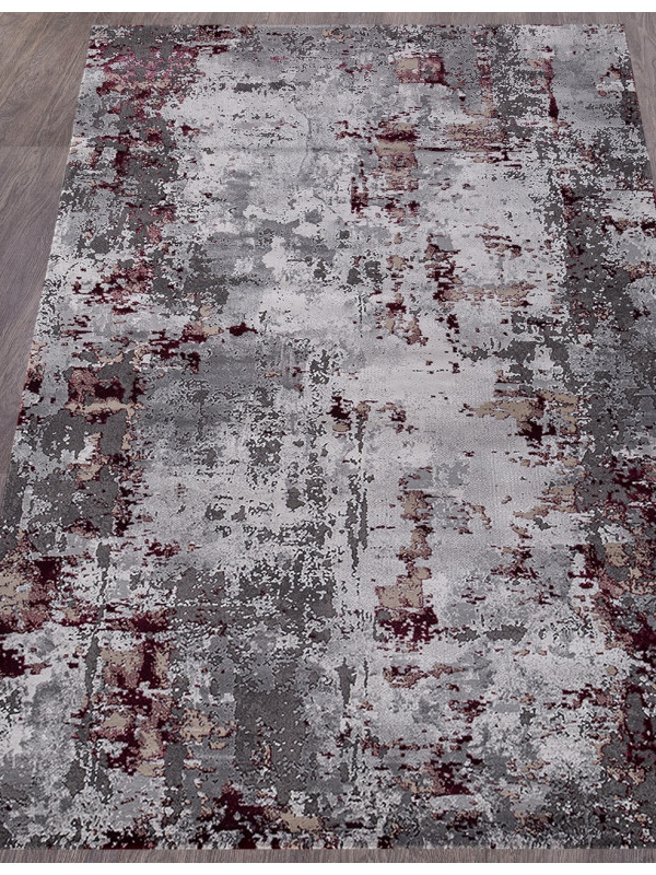 Ковер 23319 - 950 GREY / PURPLE - Прямоугольник - коллекция GRAND