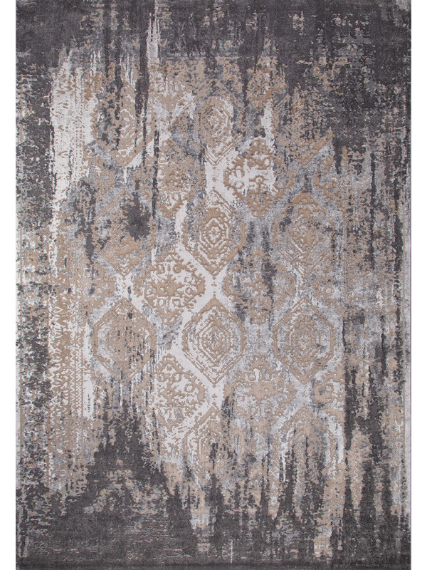 Ковер 34762 - 957 GREY / BEIGE - Прямоугольник - коллекция GRAND