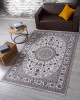 Ковер F611 - GRAY-GREEN - Прямоугольник - коллекция HALIF