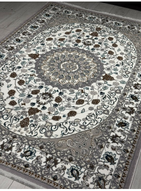 Ковер K611 - GRAY-BLUE - Прямоугольник - коллекция HALIF