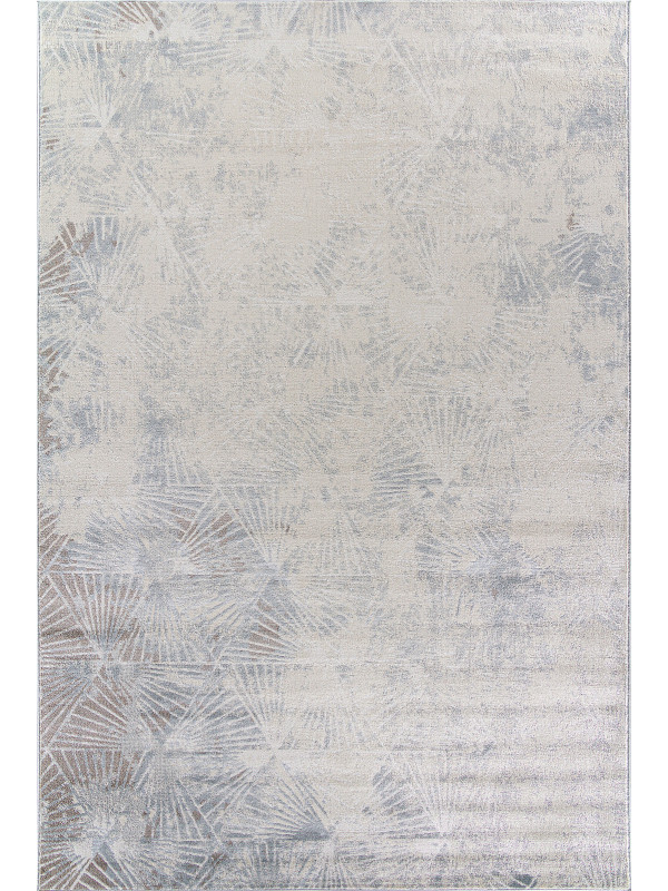 Ковер MP05 - CREAM-BLUE - Прямоугольник - коллекция IRIS