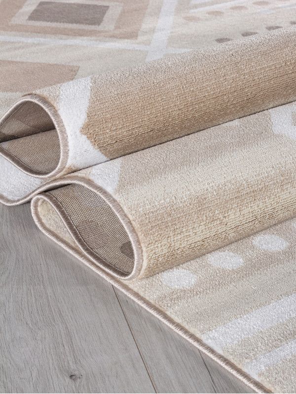 Ковер MP24 - CREAM-BROWN - Прямоугольник - коллекция IRIS