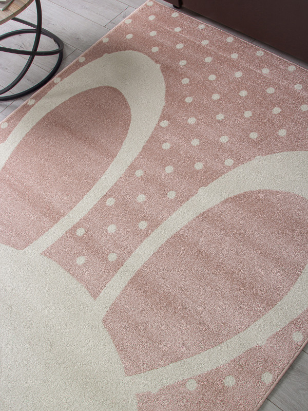 Ковер 2341 - LIGHT PINK - Прямоугольник - коллекция IZUMRUD