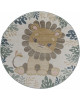 Ковер F261 - LIGHT CREAM - Круг - коллекция IZUMRUD