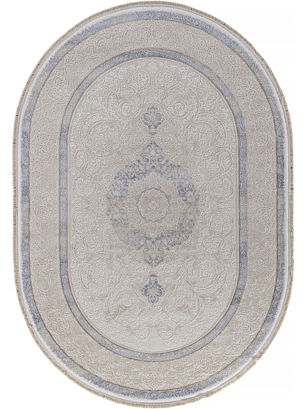 Ковер 30950U - CREAM / CREAM - Овал - коллекция Jasmine
