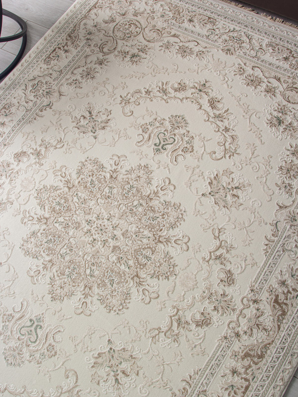 Ковер 35760A - CREAM / CREAM - Прямоугольник - коллекция Jasmine