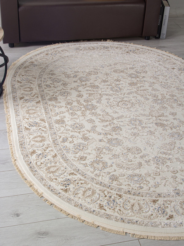 Ковер 35826Z - CREAM / BEIGE - Овал - коллекция Jasmine