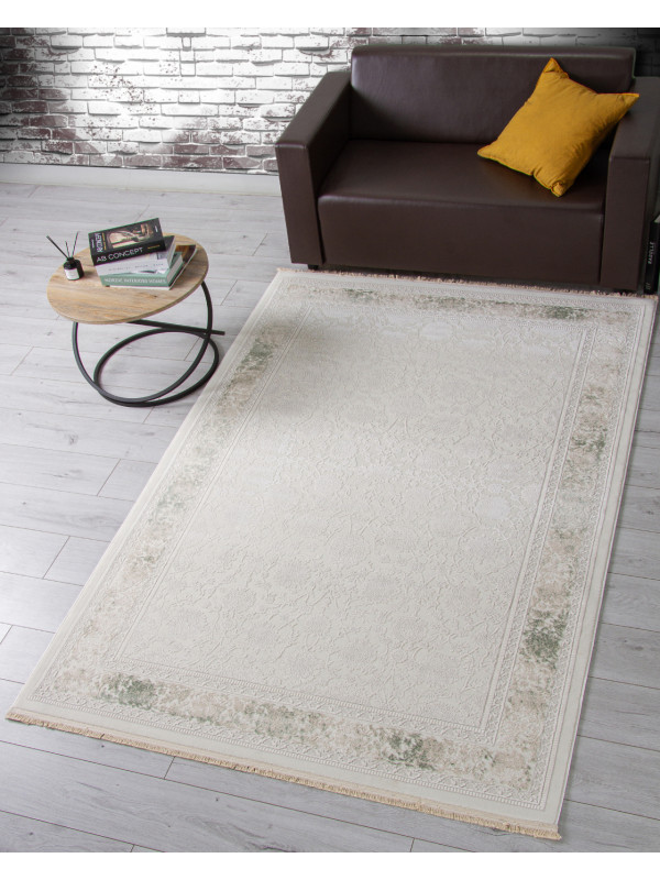 Ковер 35897B - CREAM / CREAM - Прямоугольник - коллекция Jasmine
