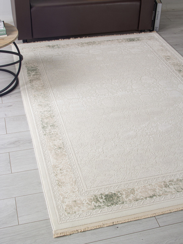 Ковер 35897B - CREAM / CREAM - Прямоугольник - коллекция Jasmine