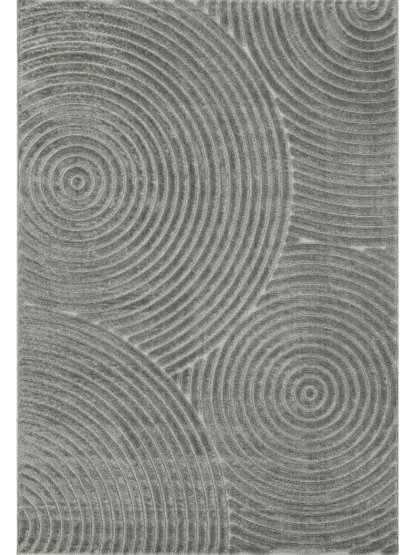 Ковер D798AG - GREY / GREY - Прямоугольник - коллекция JUNO