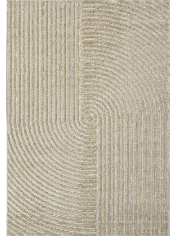 Ковер D801AP - BEIGE / BEIGE - Прямоугольник - коллекция JUNO