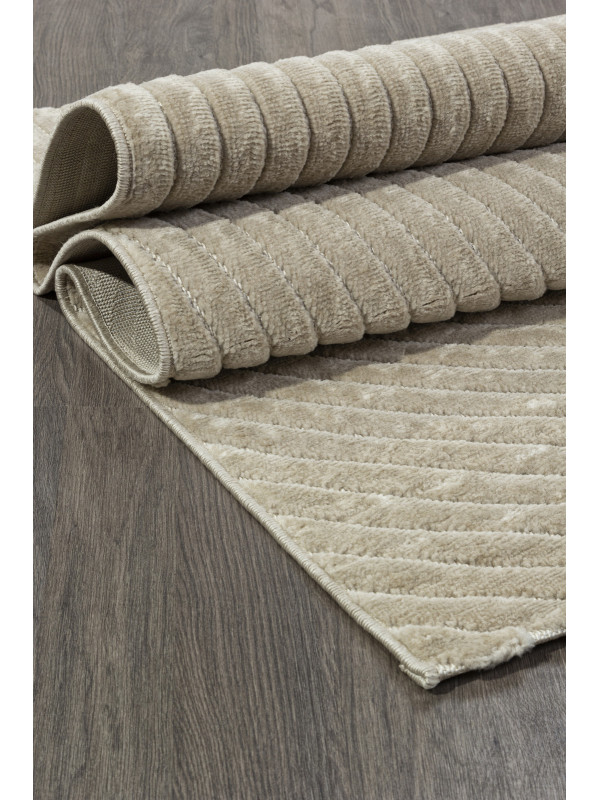 Ковер D801AP - BEIGE / BEIGE - Прямоугольник - коллекция JUNO
