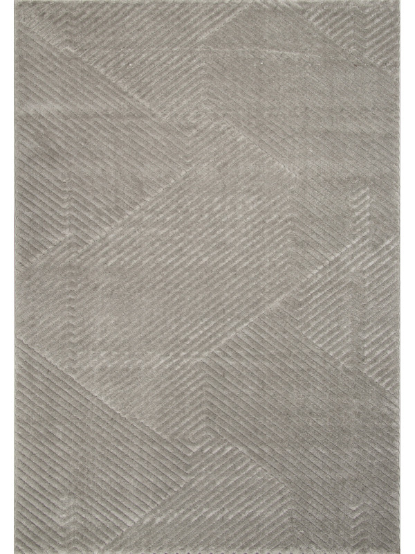 Ковер E857AG - GREY / GREY - Прямоугольник - коллекция JUNO