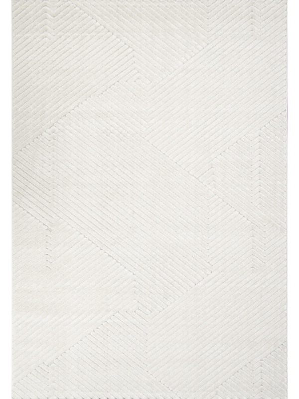 Ковер E857AW - CREAM / CREAM - Прямоугольник - коллекция JUNO