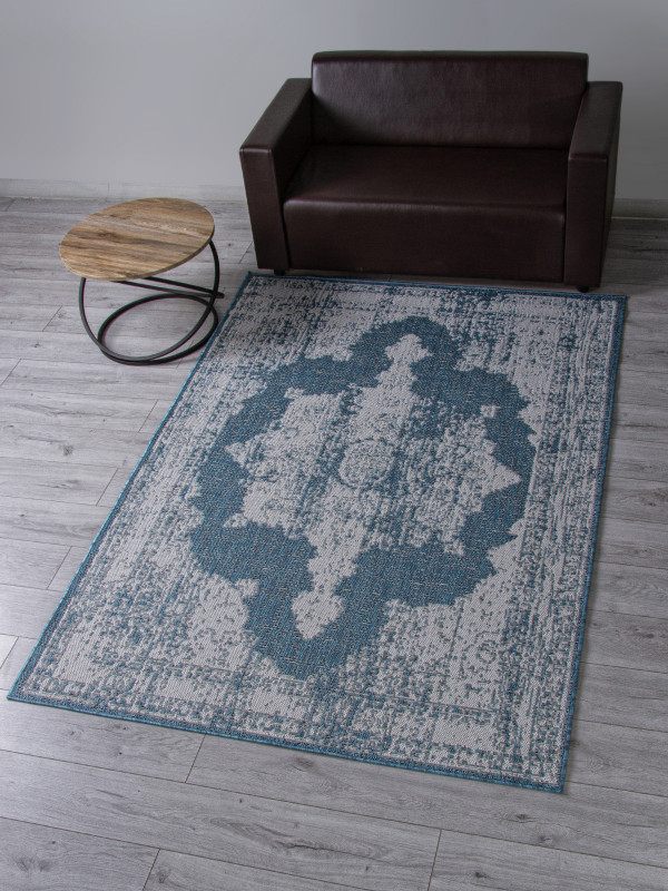 Ковер S129 - BLUE - Прямоугольник - коллекция KAIR