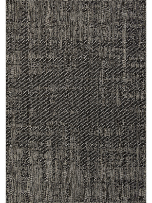 Ковер S131 - BLACK-GRAY - Прямоугольник - коллекция KAIR