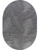 Ковер S132 - DARK GRAY - Овал - коллекция KAIR