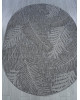 Ковер S132 - DARK GRAY - Овал - коллекция KAIR