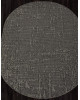 Ковер S136 - BLACK-GRAY - Овал - коллекция KAIR